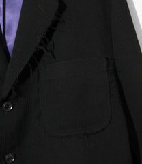 Raw Edge Jacket - W/L Herringbone