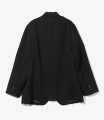 Raw Edge Jacket - W/L Herringbone