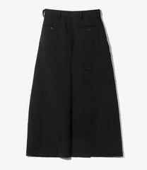 Raw Edge Skirt - W/L Herringbone