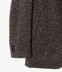 Peaked Lapel Jacket - Lame Tweed Plaid