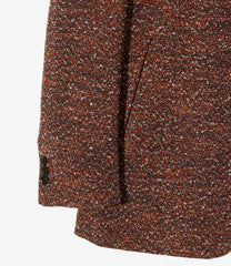 Peaked Lapel Jacket - Lame Tweed Plaid