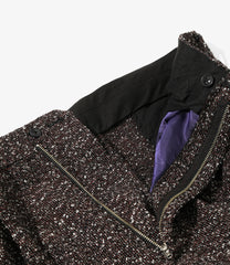 Tucked Trouser - Lame Tweed Plaid