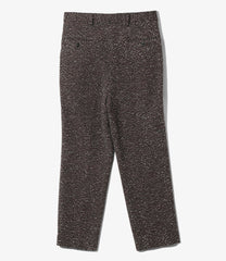 Tucked Trouser - Lame Tweed Plaid