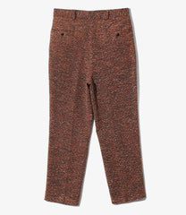 Tucked Trouser - Lame Tweed Plaid