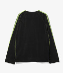 Zipped Track Cardigan - C/PE Velour