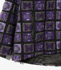 Fur Jacket - Papillon Plaid Pile