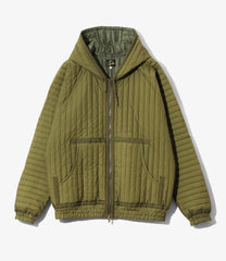 Taped Quilted Hoody - Cotton Poplin
