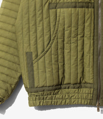 Taped Quilted Hoody - Cotton Poplin