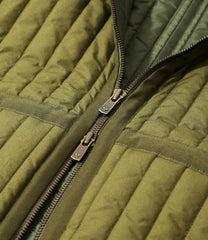 Taped Quilted Hoody - Cotton Poplin