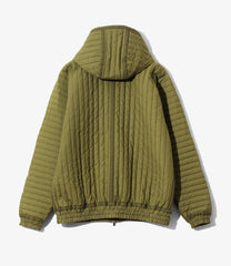 Taped Quilted Hoody - Cotton Poplin