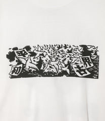 NEEDLES x Sasquatchfabrix. Slowgun Tee - "Peace to World"