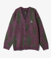 NEEDLES x Sasquatchfabrix. Mohair Knit Cardigan -"Origami Crane"