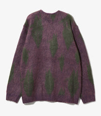 NEEDLES x Sasquatchfabrix. Mohair Knit Cardigan -"Origami Crane"