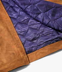 Zipped Work Jacket - Duck Canvas / Kakishibu Dye