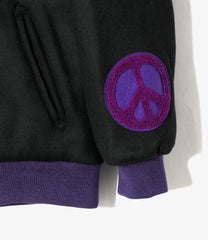 〈NEEDLES〉x〈NOMARHYTHM TEXTILE〉Patch Varsity Jacket