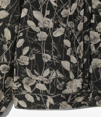 M.W. Jean Jacket - 13oz Denim / Rose Printed