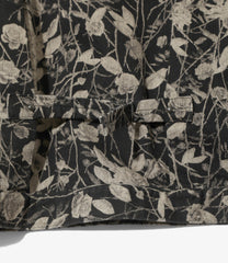 M.W. Jean Jacket - 13oz Denim / Rose Printed