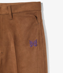 Boot-Cut Jean - Synthetic Suede