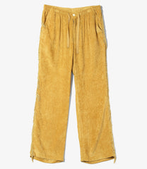 Fringe String Pant - Rayon Corduroy