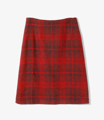 C.C. Skirt - W/R Tweed Plaid