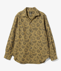 Italian Collar Shirt - Ornament Jacquard