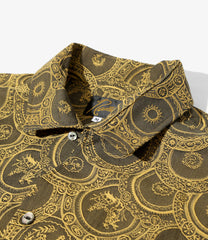 Italian Collar Shirt - Ornament Jacquard