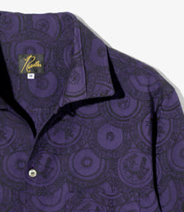 Italian Collar Shirt - Ornament Jacquard