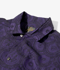 Italian Collar Shirt - Ornament Jacquard