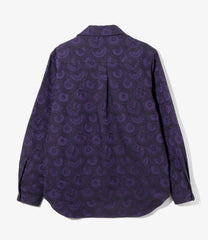 Italian Collar Shirt - Ornament Jacquard