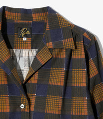Gathered Blouse - Printed Flannel / Plaid