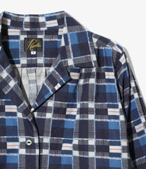 Gathered Blouse - Printed Flannel / Plaid