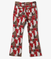 Boot-Cut Jean - Poly Jacquard