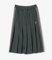 Pleated Track Skirt - Poly Smooth