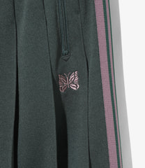 Pleated Track Skirt - Poly Smooth