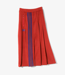 Pleated Track Skirt - Poly Smooth