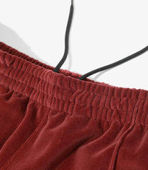 Narrow Track Pant - C/PE Velour