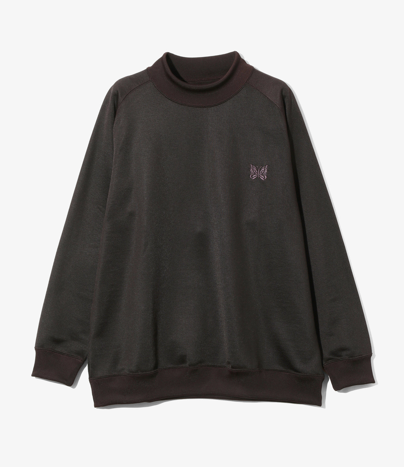 トップス Needles Mock Neck T Bright Jersey S/S Mock Neck Tee - C/PE Bright Jersey(XS WHITE): NEEDLES