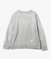 Deconstructed Sweat Shirt - Cotton French Terry