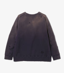 Deconstructed Sweat Shirt - Cotton French Terry