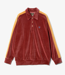 Side Line Pullover Shirt-C/PE Velour