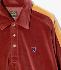 Side Line Pullover Shirt-C/PE Velour