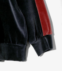 Side Line Pullover Shirt-C/PE Velour