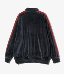 Side Line Pullover Shirt-C/PE Velour