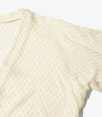 V-Neck Cardigan - PE/W Raschel Lace