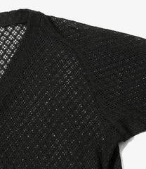 V-Neck Cardigan - PE/W Raschel Lace