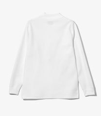 L/S Mock Neck Tee-Poly Waffle Jersey