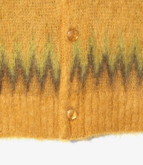 Mohair Cardigan - Argyle