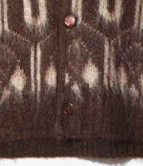 Mohair Cardigan - Geometric