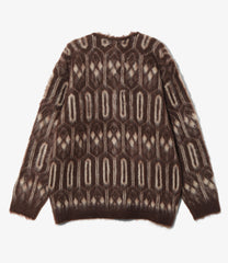 Mohair Cardigan - Geometric
