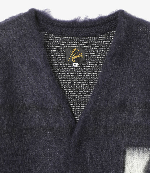 needles ニット NEEDLES【ニードルズ】v neck c/d - pe/washi knit / star 